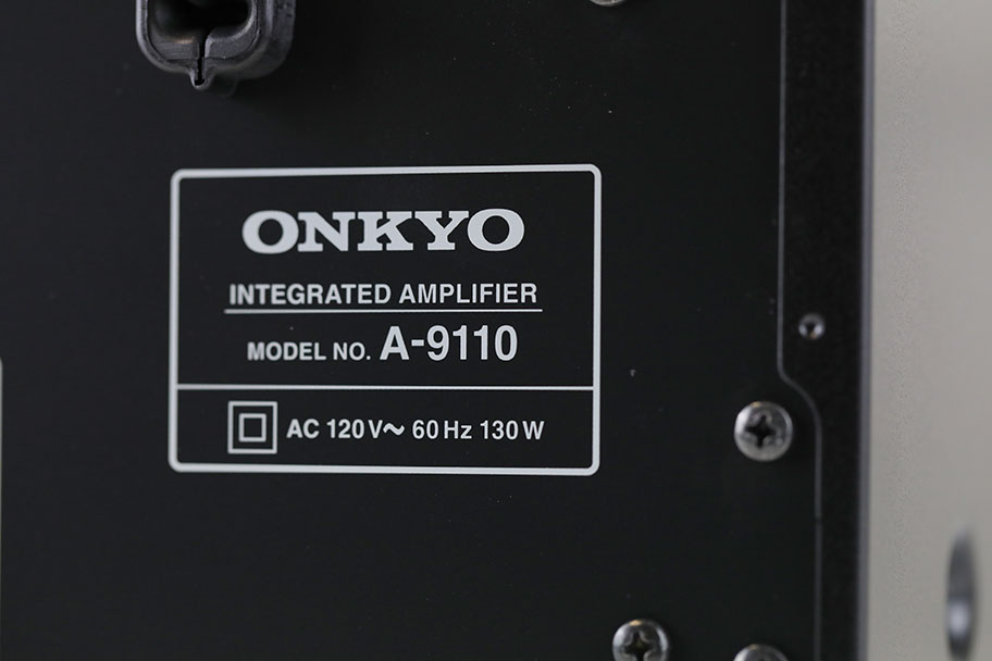 ​Onkyo A-9110 Stereo Amp logo | The Master Switch