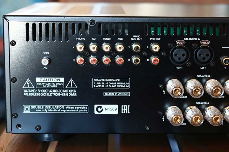 The back-end of a stereo amp | The Master Switch