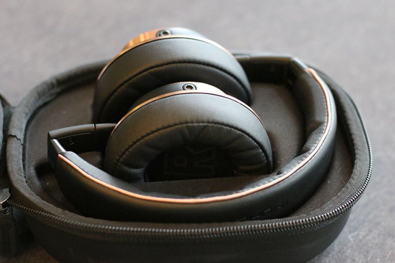 The headphones fold up for easy portability | The Master Switch