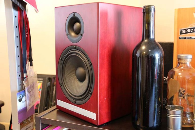 The Audioengine HDP6s we used in our blind test. Booze optional. | The Master Switch