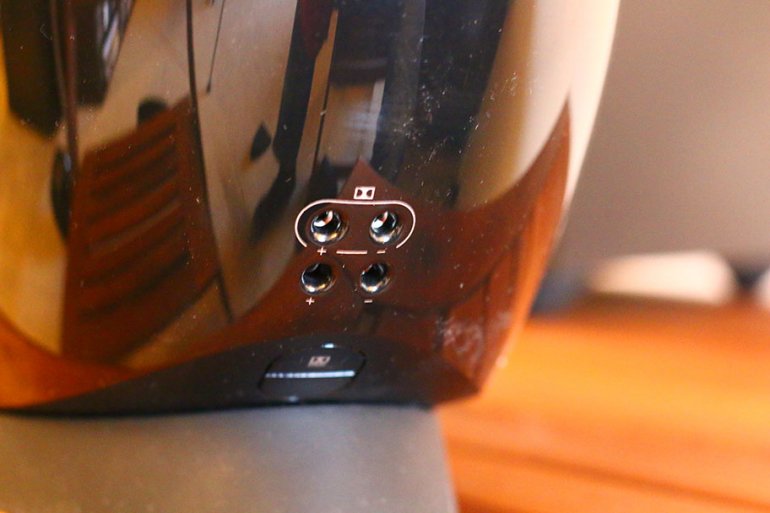 The speaker ports: one of the few annoying things on the Sib Evo speakers | The Master Switch