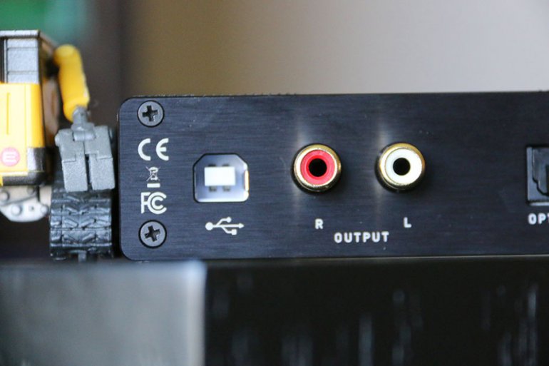A basic set of RCA outputs round the back | The Master Switch