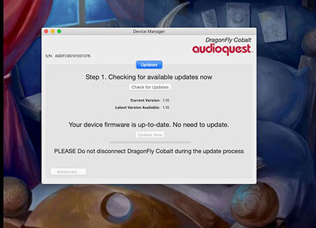 AudioQuest Dragonfly Cobalt software | The Master Switch