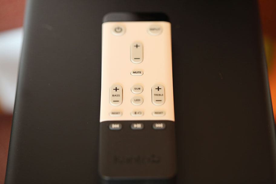 Kanto TUK wireless speakers remote | The Master Switch