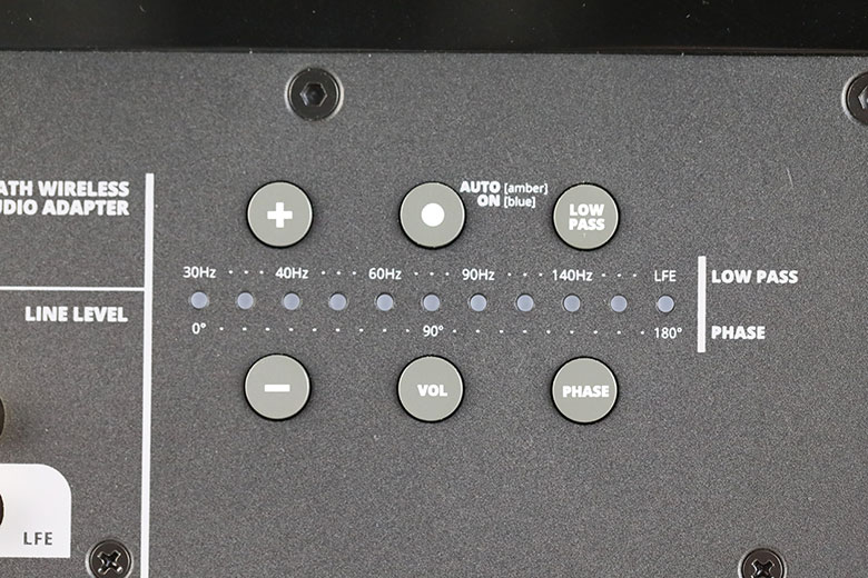 SVS SB-3000 Subwoofer Controls | The Master Switch