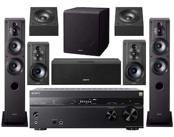 sony home theatre 7.1 without dvd player