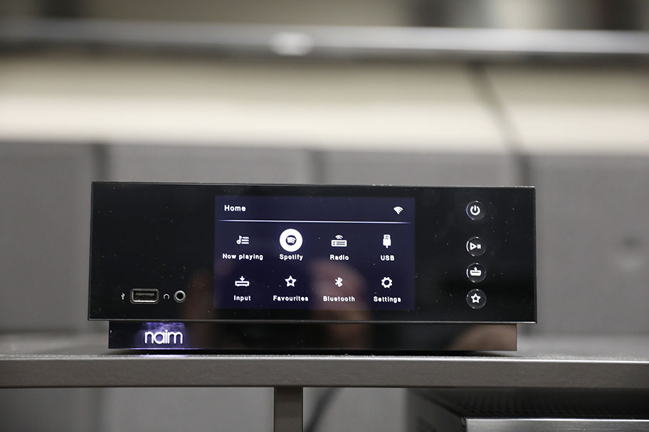 Our top pick, the Naim Uniti Atom | The Master Switch (photo taken at The Soundroom)