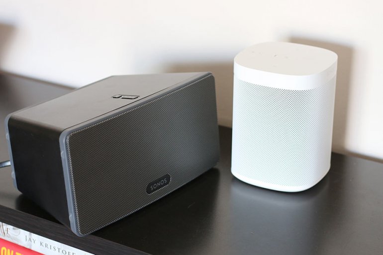The PLAY:3 and the Alexa-enabled SONOS ONE | The Master Switch