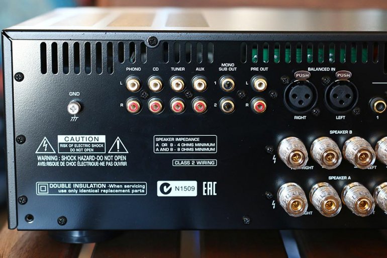 The RA-1572 has a comprehensive input section | The Master Switch