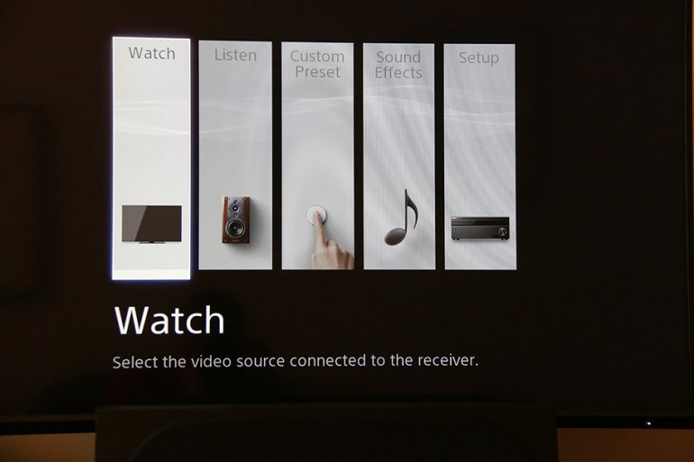 The Sony STR-DN1060 has an easy-to-use on-screen menu | The Master Switch
