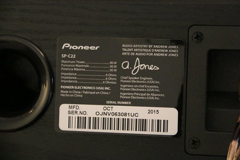 Review Pioneer SP PK22BS Andrew Jones 5.1 The Master Switch